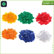 1F 100 Pcs 0.9inch Bingo Game Chips Casino Board Games Tokens Count Toy Toys