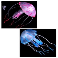 Si Aquarium Glowing Effect Artificial Jellyfish Aquarium Decoration Luminous Ornament Aquatic Landscape  Aquarium Decoration yan