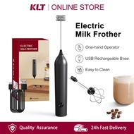 Cliton Electric Milk Frother Handheld Egg Beater Rechargeable Coffee Frother for Latte Matcha