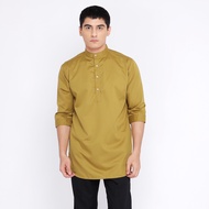 Casella Baju Koko Kurta Lengan ¾ Premium | Casella Kurta Hamzah Solid Basic