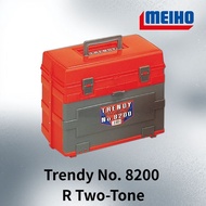 MEIHO Trendy 8200 Fishing Tackle Box Large Storage Organizer 3 Drawer Tool Box Japan