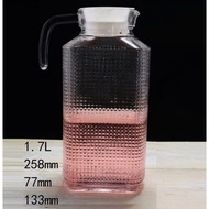 1.7L glass water bottle - 1.7l glass water bottle