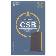 CSB Christian Standard Bible Holman Deluxe Gift Bible Leathertouch