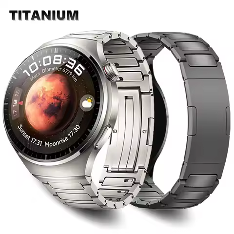 Luxury Titanium Band for HUAWEI WATCH 4 Pro Men Watchband Original Official Strap Link Bracelet For 