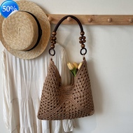 Large Capacity Woven Bag for Women 2025 Summer New Beach Vacation Straw Bag Fashion Single Shoulder