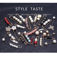 TOKO MUDA COD Tuspin Mutiara HIJAB Set Bros Aksesoris Jilbab Pakaian KF54