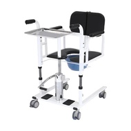 Multifunctional Hydraulic Patient Transfer Chair with Commode for Disabled: Stair Lift, Toilet & Com