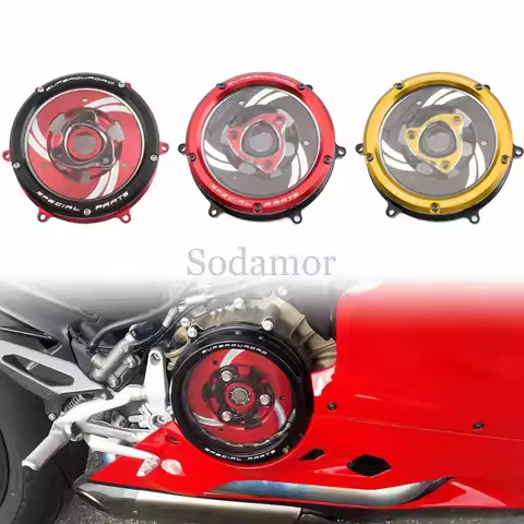 Engine Clear Clutch Cover Protective Kits for DUCATI Panigale 959 2016-2019 1199 1199S 1199R 1199SL 