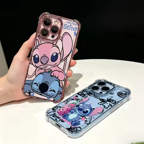 Cartoon Stitch Angel Couple Phone Case For Huawei Honor 600 400 Lite Pro X9D X9A X9B X8C X8B X8A X7A