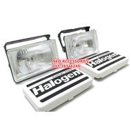 HALOGEN COMET 4500 SPORT LIGHT FOG LAMP WHITE BUMPER LAMP 55W UP 85W AE86 SET 2PC