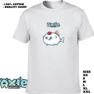 AXIE INFINITY CUTE AXIE WHITE MONSTER SHIRT TRENDING Design Excellent Quality T-SHIRT (AX10)