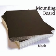 Mounting Board Black A4 / A3 / KAD TEBAL/ Card Board / Chip Board