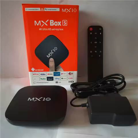 MX10 TV BOX Android 7.1 OS 2.4G WiFi 1GB RAM 8GB ROM Support Youtube Media Player 4K Set Top TV Box 