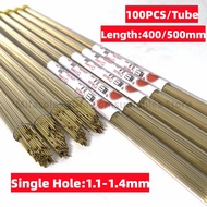 Ziyang Copper EDM Drill Hole Brass Electrode Tube 1.1/1.2/1.3/1.4mm*L400mm/L500mm Single Hole for