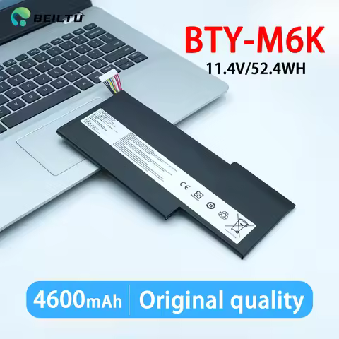 BTY-M6K 52.4WH Laptop Battery for MSI MS-16K3 MS-17B4 GF63 8RD 8RC GF75 3RD 8RC 9SC GF65 Thin 9SE/SX