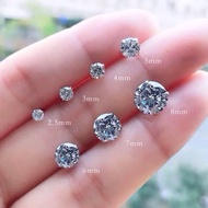 Stainless steel 316L zircon earrings