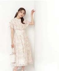 日本貴牌🎀Proportion Body Dressing粉米色花柄連身裙