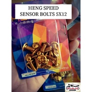 heng sensor bolts (gold) for xmax/nmax/aerox
