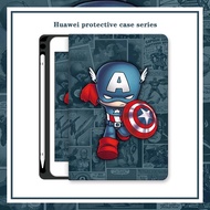 Case for Huawei MatePad 11 Air 11.5 2023 Pro 11 2022 10.4 Pro 10.8 T10 T10S Casing for Huawei Mediapad M6 10.8 M5 Lite T5 10.1 Smart Standable Flip Case Honor X8 V8 V7 Pro V6 Cover