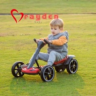 Kids Go Kart - Pedal Go Kart for Boys & Girls - Kids Pedal Vehicles - Red Pedal Car with Built-in So