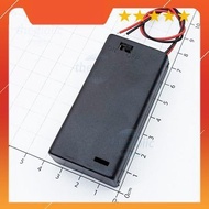 [3 Pieces]- Battery Box, 2xAA Battery Tray On-Off Switch Cover Cord Length 15cm