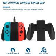 [Enjoy the small store] Grip Handle แท่นชาร์จสำหรับ Nintendo Switch OLED Joy Con Handle Controller แท่นชาร์จสำหรับ Nintendo Switch