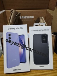 Samsung Galaxy A54 行全身未開封送原廠卡夾式感應保護套有保養