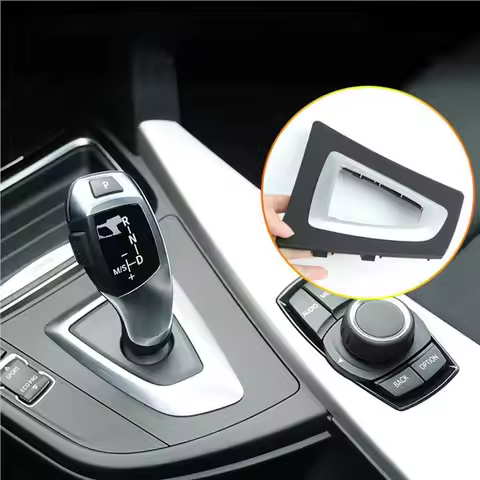 A45K-Bezel Trim Car Shift Lever Gear Selector Switch Panel Shifter Cover For BMW 3 Series F30 F34 F3