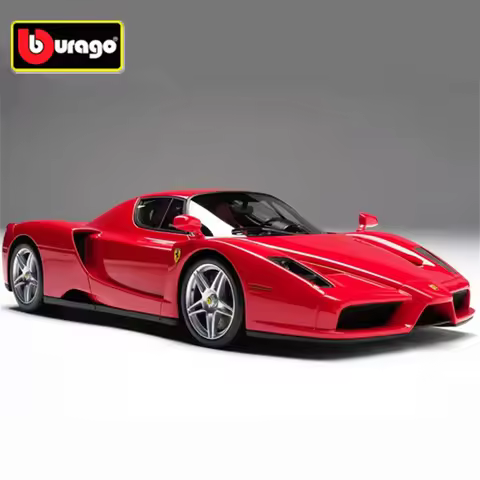 Bburago 1:24 Ferrari ENZO Alloy Sports Car Model Diecasts Metal Racing Car Model High Simulation Col