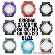 tali jam ┋()ORIGINAL CASIO G-SHOCK GA-100/110 GD-100 BEZEL ALL BLACK.RESIN QUALITY