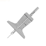 【YOSHOP】-Tire Depth Gauge 0-25mm Tread Depth 0-32nds Tread Depth Compact Tire Tool