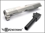 【Action!】現貨免運）Mafio P320 X CARRY 樣式 不鏽鋼 滑套組 (VFC M17 M18) 銀