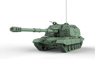 MRY-SFW 1/72 25mm Military Model Kit Soviet 2S19 Msta-SMain Battle Tank