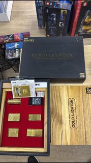 (N)開封品 Bandai Chogokin Gold Lightan Complete Set Of 6 Limited Version 超合金 銀 黃金俠 黃金戰士