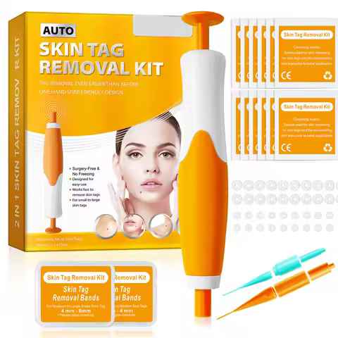 2 IN 1 Auto Micro Skin Tag Remover Device Standard And Micro Skin Tag Removal Kit Adult Mole Wart Re