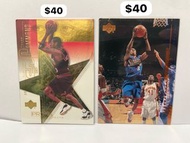 艾佛遜 艾佛森Allen Iverson 1998-99 2000-01 Fleer Premium Name Game #2 2000-01 Upper Deck Pros & Prospects 