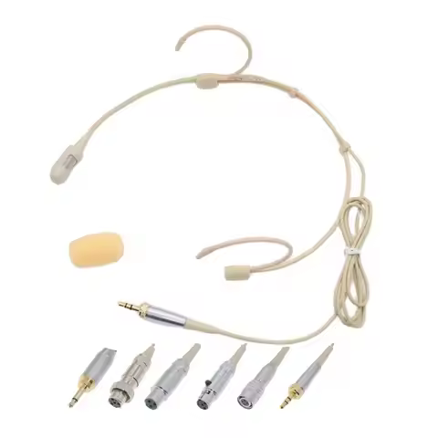 Best SM52 Headset Wireless Microphone HeadMic For Sennheiser Shure AKG MiPro Mini 4Pin 3Pin Cardioid