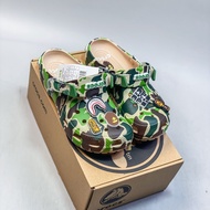 Crocs Sandals Unisex Unisex Couple Green Bape AOOZ GAOL
