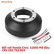 Ngắn Ông Chủ Bộ Hub Adapter Dành Cho Xe Honda Civic S2000 Mở Đầu CRV CRZ TSX RSX-Vô Lăng Hub Bộ Nhôm
