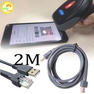 USB Symbol Barcode Scanner Cable 2 meters Ls1203 Ls2208 Ls4208 Ls3008 DS3400 DS3578 DS9808 DS6700