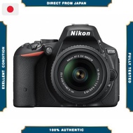 【Excellent】 Nikon D5500 Digital SLR Camera with 18-55 VRII Lens Kit, Black, 24.1 Megapixels, 3.2-inc