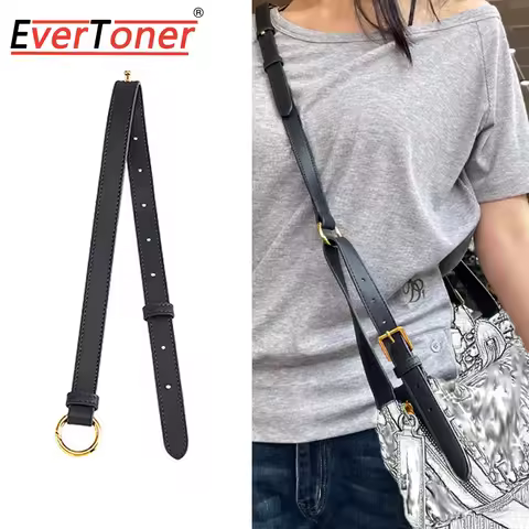 EverToner Long Adjustable Leather Bag Strap For D Journey Lunch Box Bag Replacing Crossbody Shoulder
