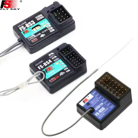 Flysky FS-BS6 FS-BS3 FS-BS4 Receiver with gyro stabilization for Flysky FS-IT4S/ FS-GT5 Remote Contr