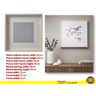 IKEA-SANNAHED Frame, birch effect, 50x50 cm