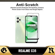 LAYAR PROMO Tempered Glass Realme C35 TG Anti-Scratch Screen Front Screen Protector Glass