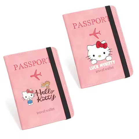 HelloKitty Passport Holder for Travel Essentials Passport Wallet Cover Case Travel Accessories,Passp