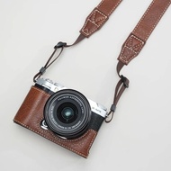 Fuji XM5 Camera Protective Case XT50 Camera Bag xm5 Micro Single Half Bag Base xt50 Leather Case Acc
