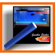 Aquarium scotlet sticker 50cm x 45cm mattebiru aquariumbiru aquarium tank aquarium