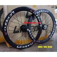 [SG SELLER] LP Litepro S42 Bicycle Wheelset S42 20 Inch 406/451 Rim 100/135 Disc Brake Wheel Rim Fol