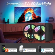 Smart HDMI 2.0 Sync Box & TV LED Backlight Kit, Immersion Ambient Lighting Strips Compatible with Al